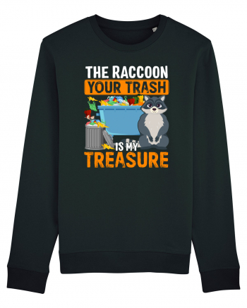 The raccoon your trash is my treasure Black