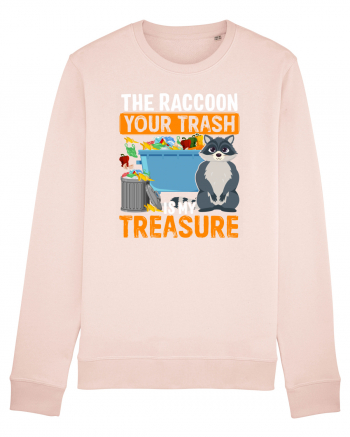 The raccoon your trash is my treasure Candy Pink