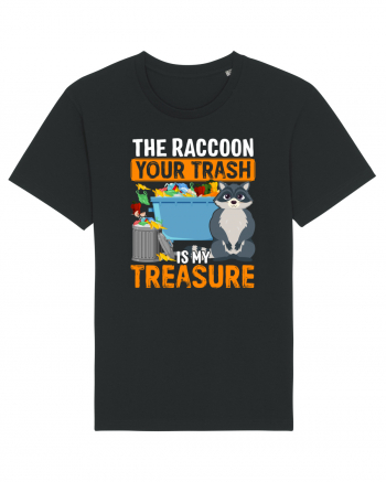 The raccoon your trash is my treasure Black