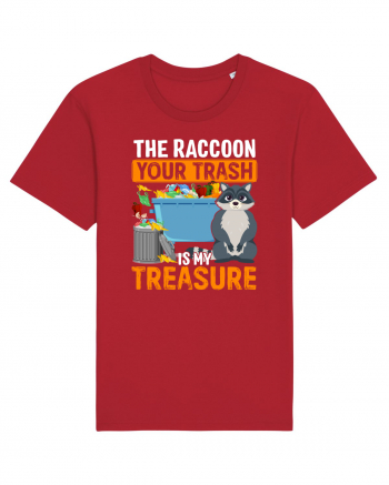 The raccoon your trash is my treasure Red