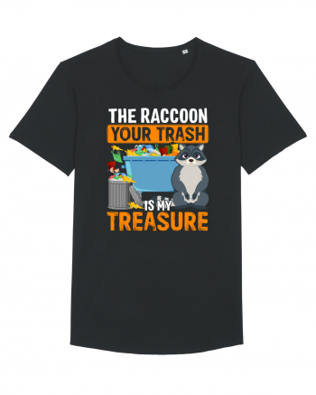 The raccoon your trash is my treasure Black