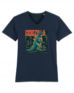 Godzilla Tricou mânecă scurtă guler V Bărbat Presenter