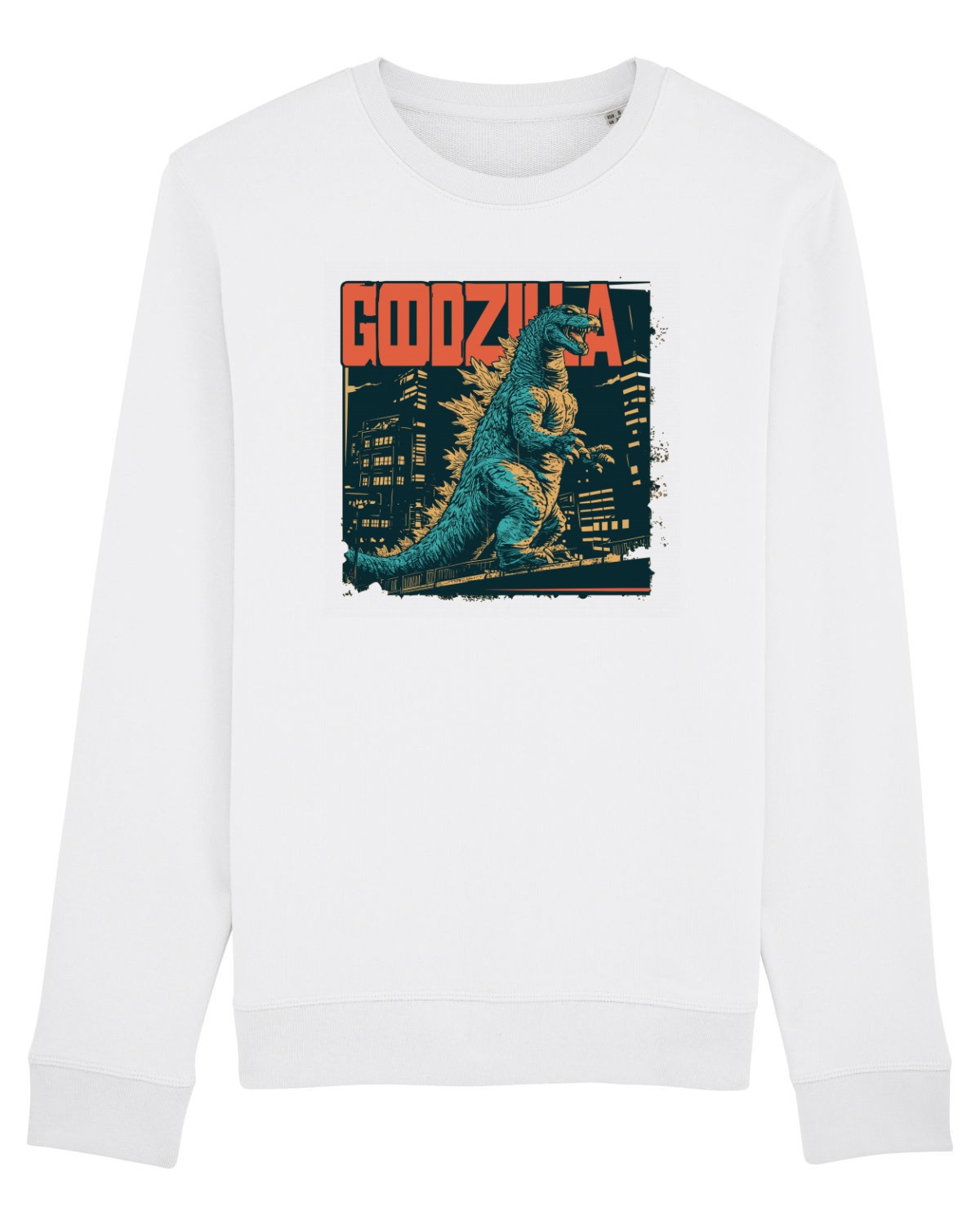 Bluză mânecă lungă Unisex Rise White