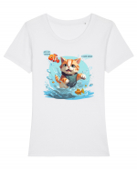 FINDING NEMO Tricou mânecă scurtă guler larg fitted Damă Expresser