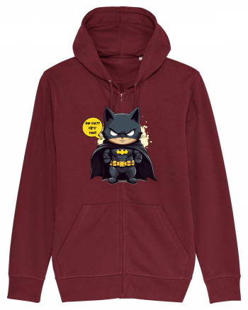 BAD CAT? BATCAT! Burgundy