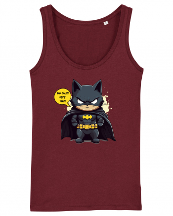 BAD CAT? BATCAT! Burgundy