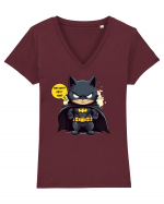 BAD CAT? BATCAT! Tricou mânecă scurtă guler V Damă Evoker