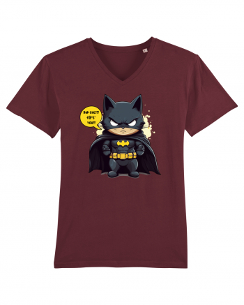 BAD CAT? BATCAT! Burgundy