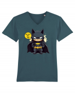 BAD CAT? BATCAT! Tricou mânecă scurtă guler V Bărbat Presenter