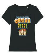 PROGNOZA DE WEEKEND Tricou mânecă scurtă guler larg fitted Damă Expresser