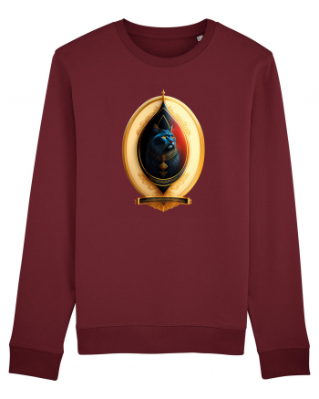 Regal Feline  Burgundy