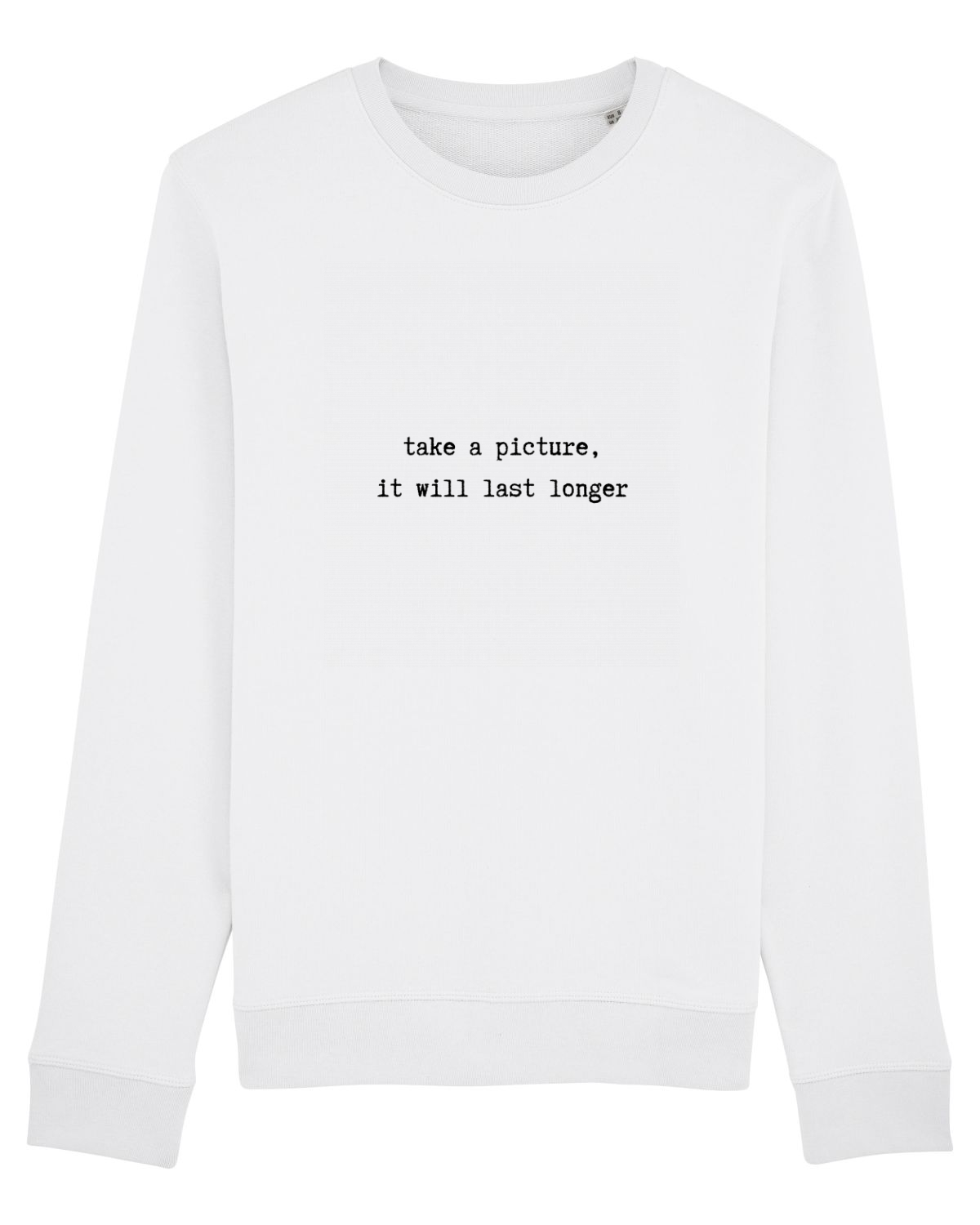 Bluză mânecă lungă Unisex Rise White