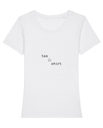 Tea shirt Tricou mânecă scurtă guler larg fitted Damă Expresser