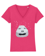 Mașina înghețată  Tricou mânecă scurtă guler V Damă Evoker