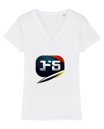 F.S Tricou mânecă scurtă guler V Damă Evoker