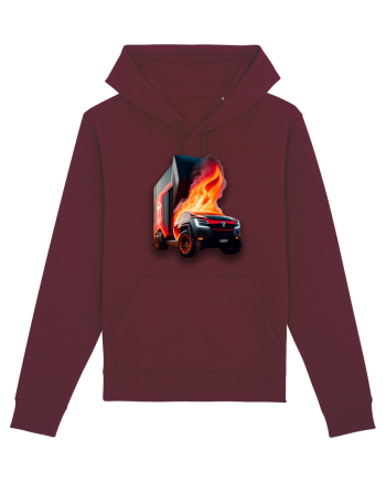 Vehiculul Electric al Viitorului Burgundy
