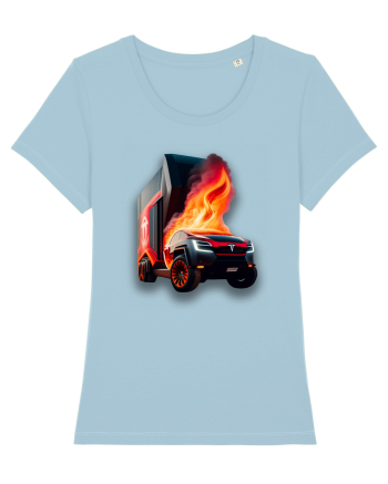 Vehiculul Electric al Viitorului Sky Blue
