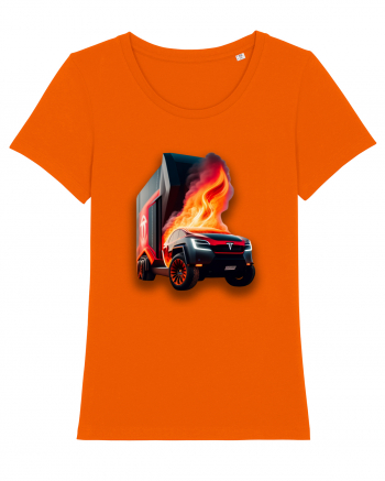 Vehiculul Electric al Viitorului Bright Orange