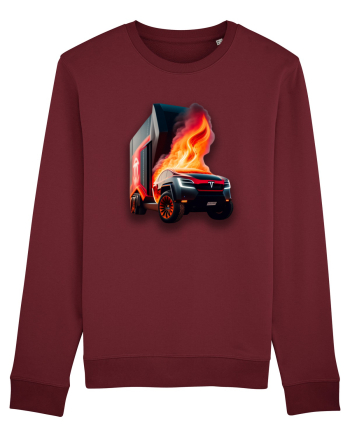 Vehiculul Electric al Viitorului Burgundy