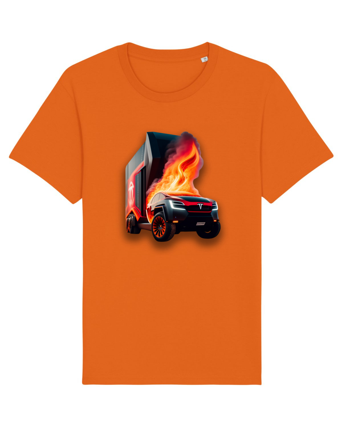 Tricou mânecă scurtă Unisex Rocker Bright Orange