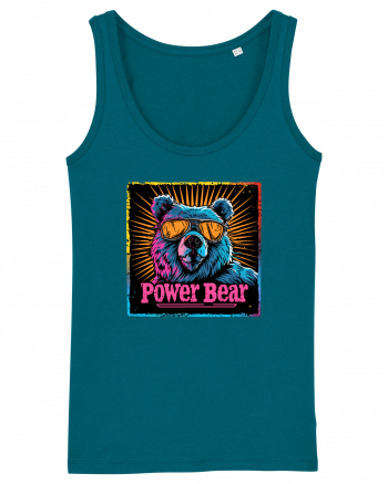 Retro Power Bear Ocean Depth