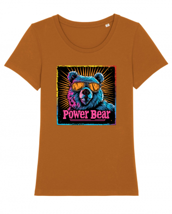 Retro Power Bear Roasted Orange