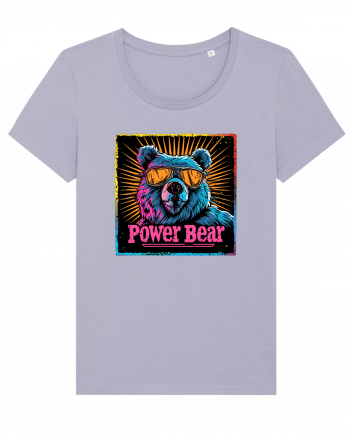 Retro Power Bear Lavender