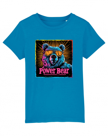 Retro Power Bear Azur