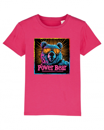 Retro Power Bear Raspberry