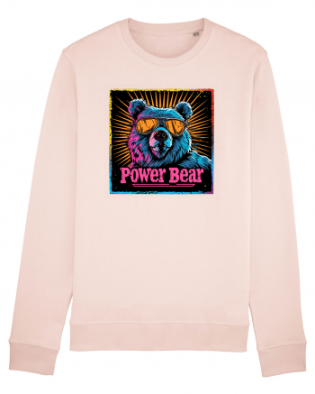 Retro Power Bear Candy Pink