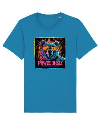 Retro Power Bear Azur