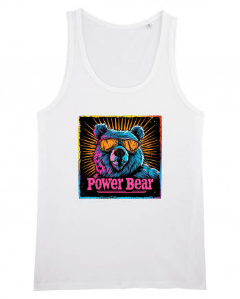 Retro Power Bear White