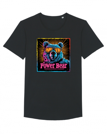 Retro Power Bear Black