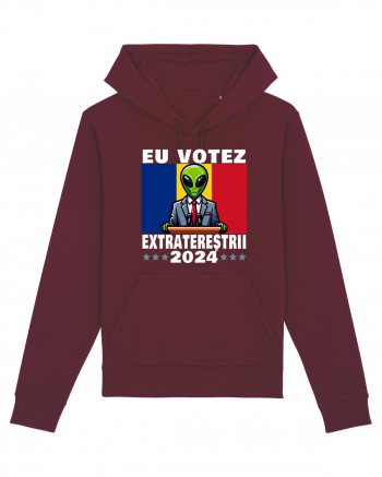 EU VOTEZ EXTRATERESTRII 2024 Burgundy