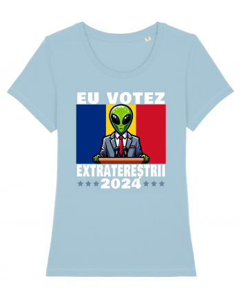 EU VOTEZ EXTRATERESTRII 2024 Sky Blue