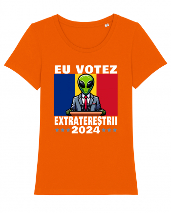 EU VOTEZ EXTRATERESTRII 2024 Bright Orange