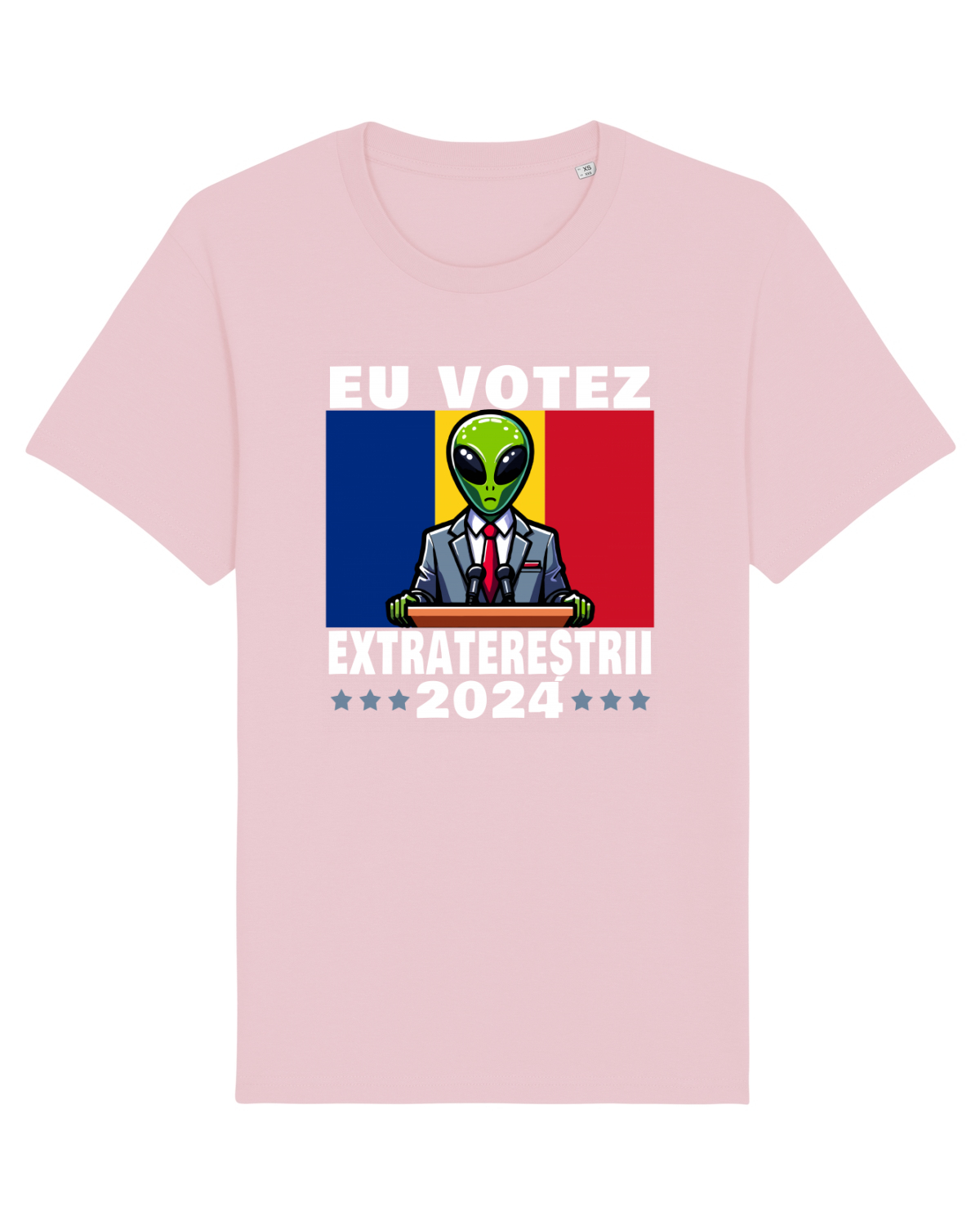 Tricou mânecă scurtă Unisex Rocker Cotton Pink