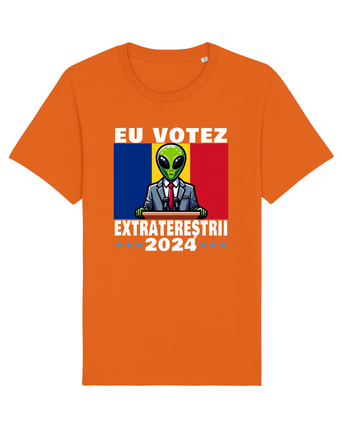Tricou mânecă scurtă Unisex Rocker Bright Orange