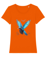 Vulturii Regali Tricou mânecă scurtă guler larg fitted Damă Expresser