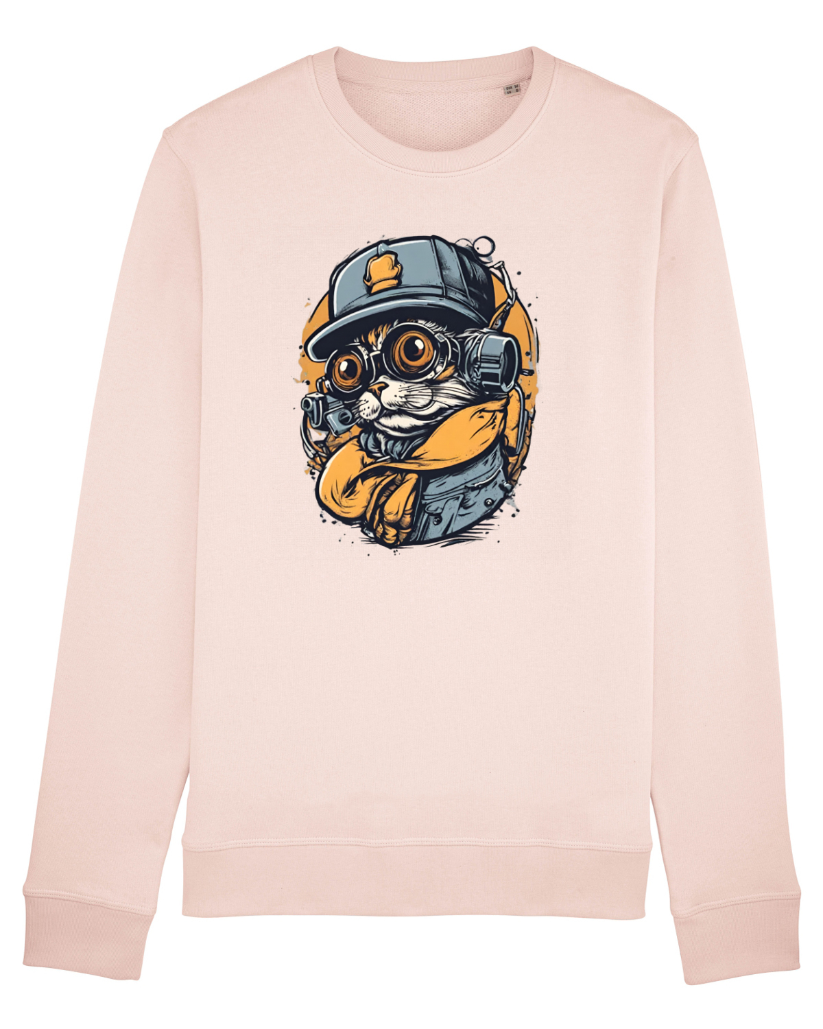 Bluză mânecă lungă Unisex Rise Candy Pink