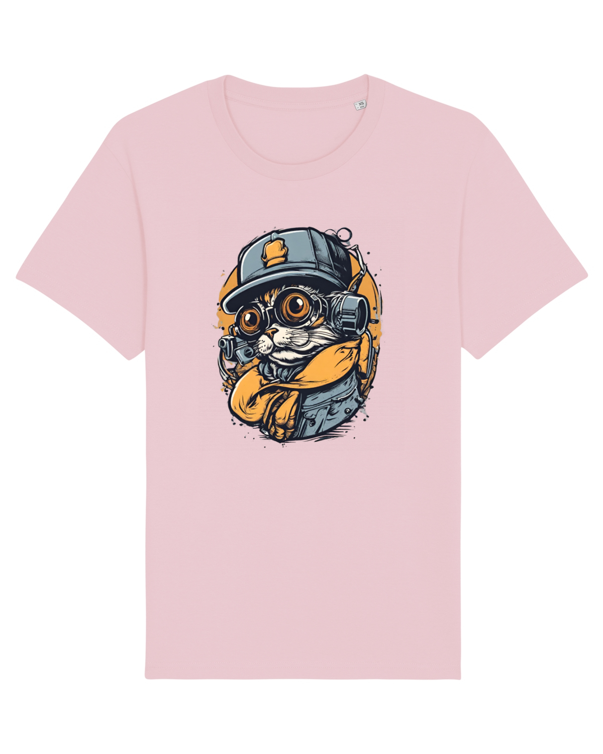 Tricou mânecă scurtă Unisex Rocker Cotton Pink