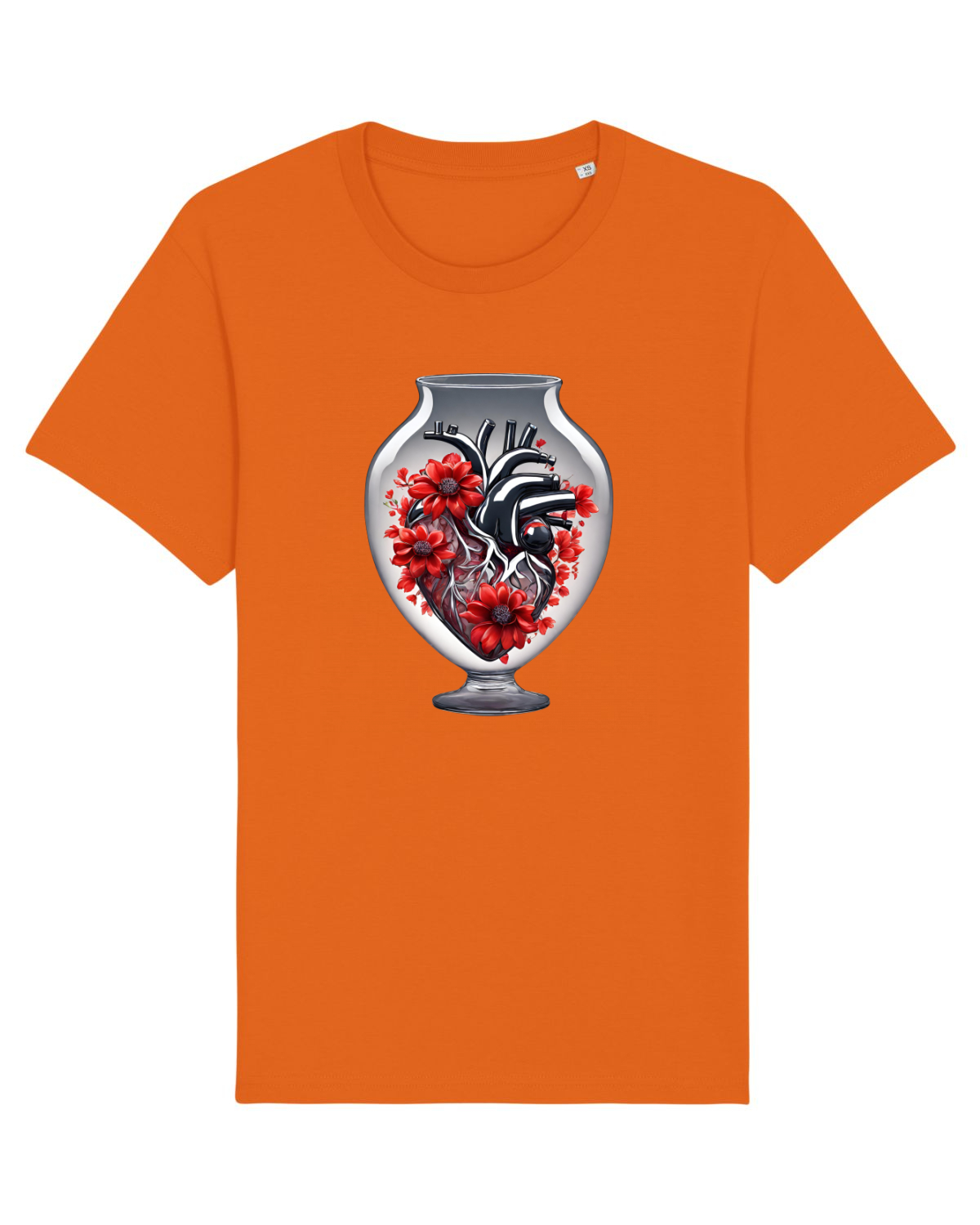 Tricou mânecă scurtă Unisex Rocker Bright Orange