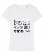 Dincolo de teamă Tricou mânecă scurtă guler V Damă Evoker