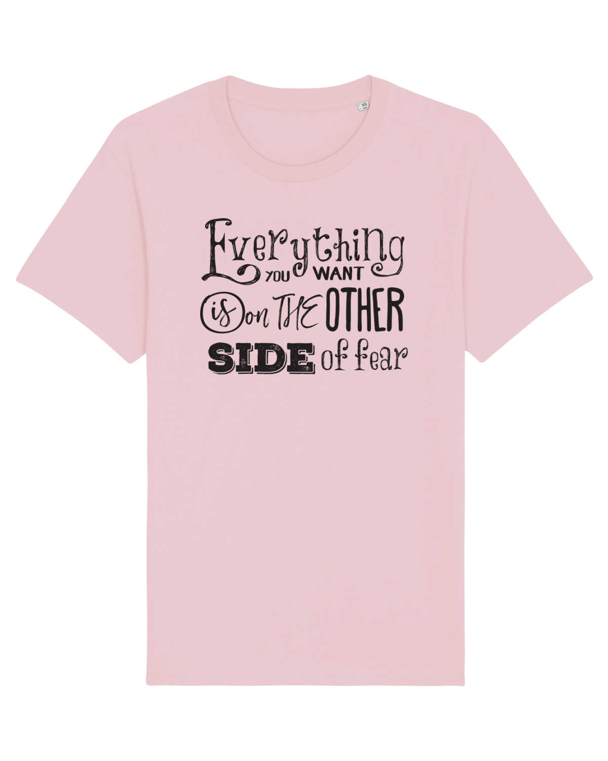 Tricou mânecă scurtă Unisex Rocker Cotton Pink