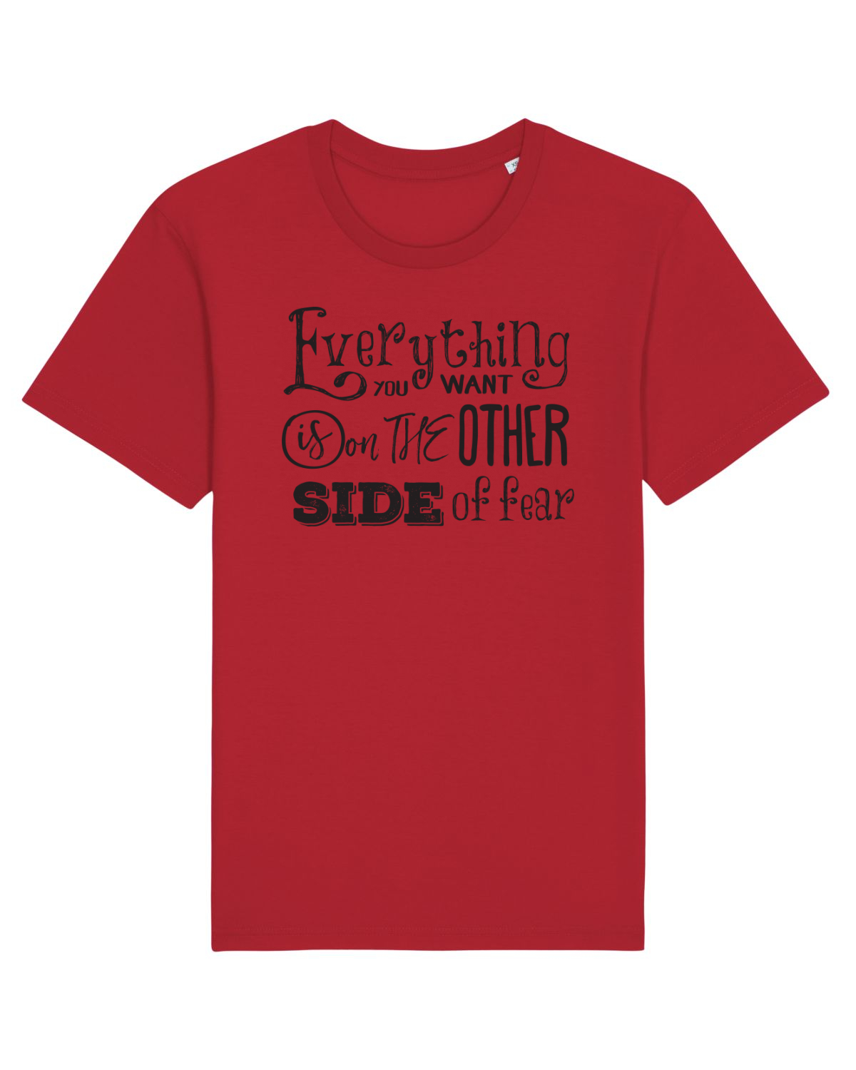 Tricou mânecă scurtă Unisex Rocker Red