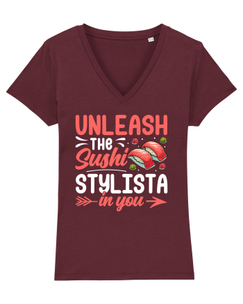 Unleash the Sushi Stylista In You Burgundy