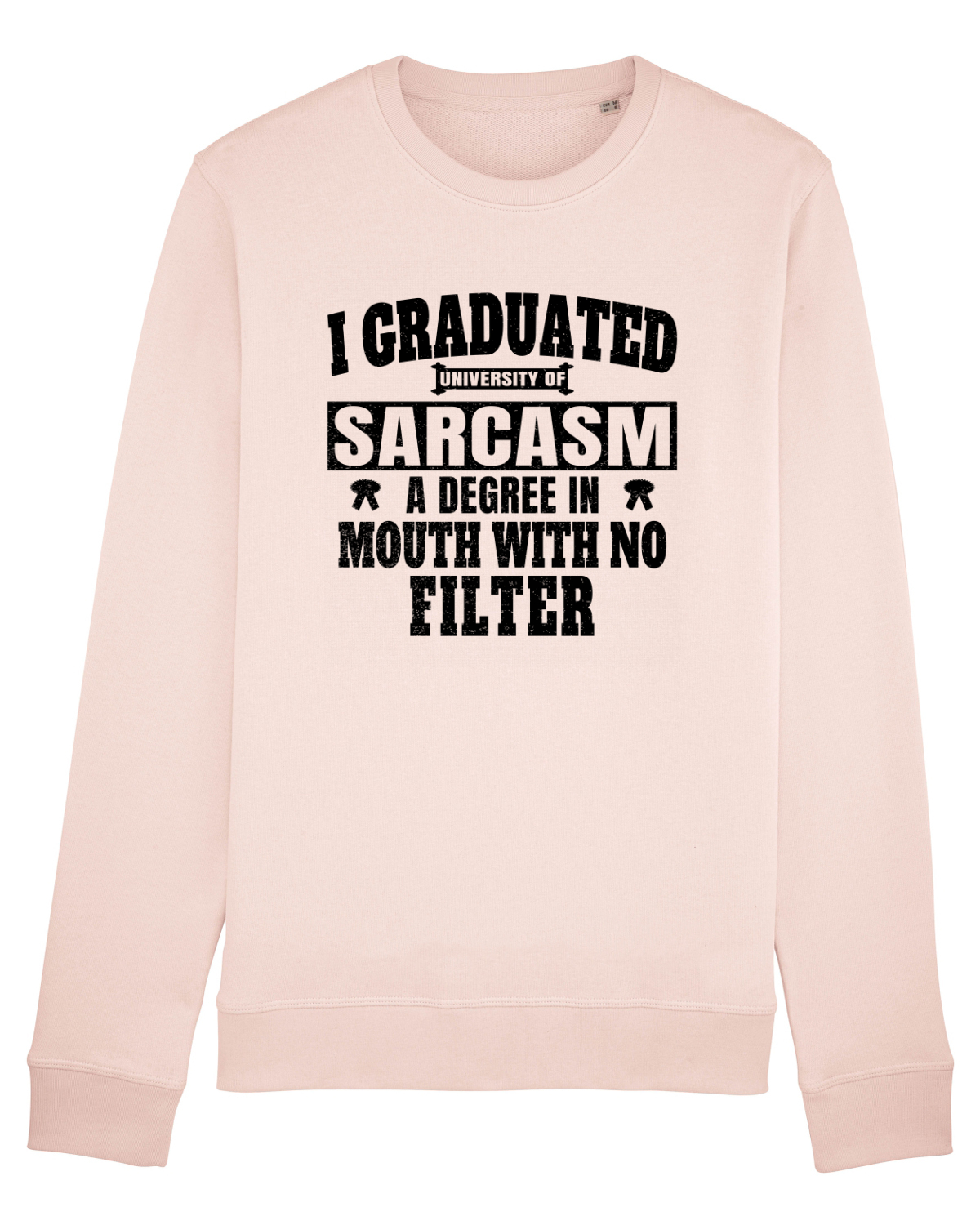 Bluză mânecă lungă Unisex Rise Candy Pink
