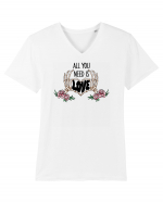 Anti Valentine Day - All you need is love Tricou mânecă scurtă guler V Bărbat Presenter