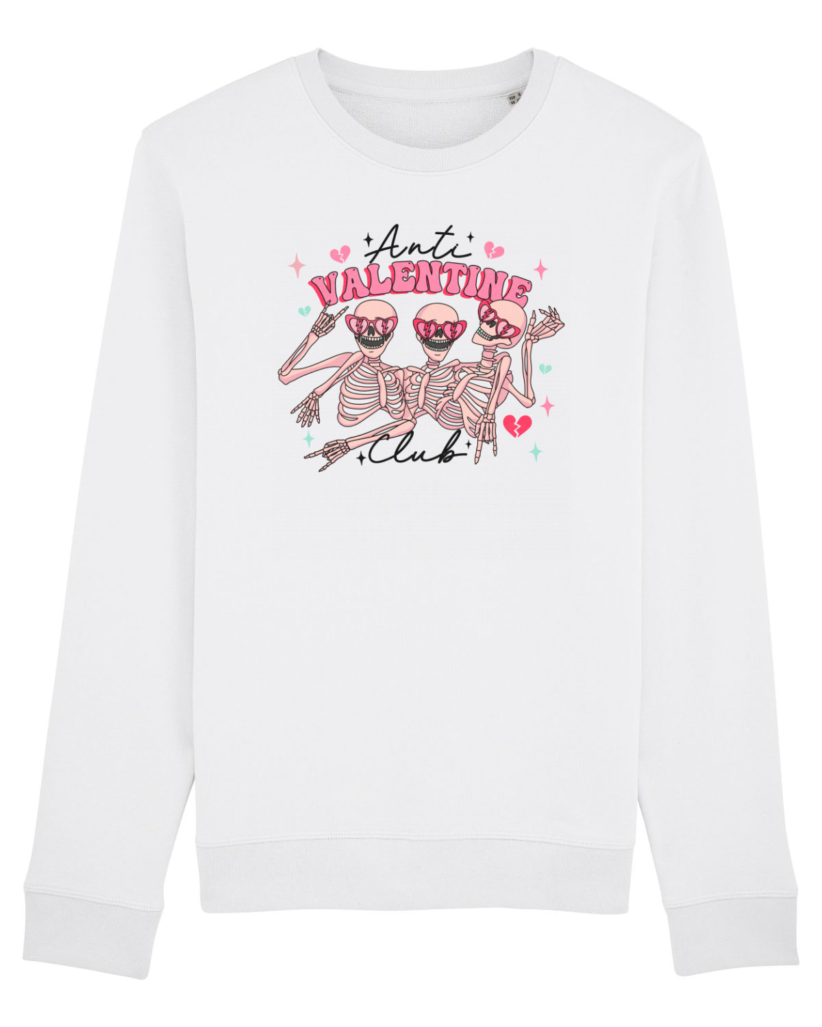 Bluză mânecă lungă Unisex Rise White