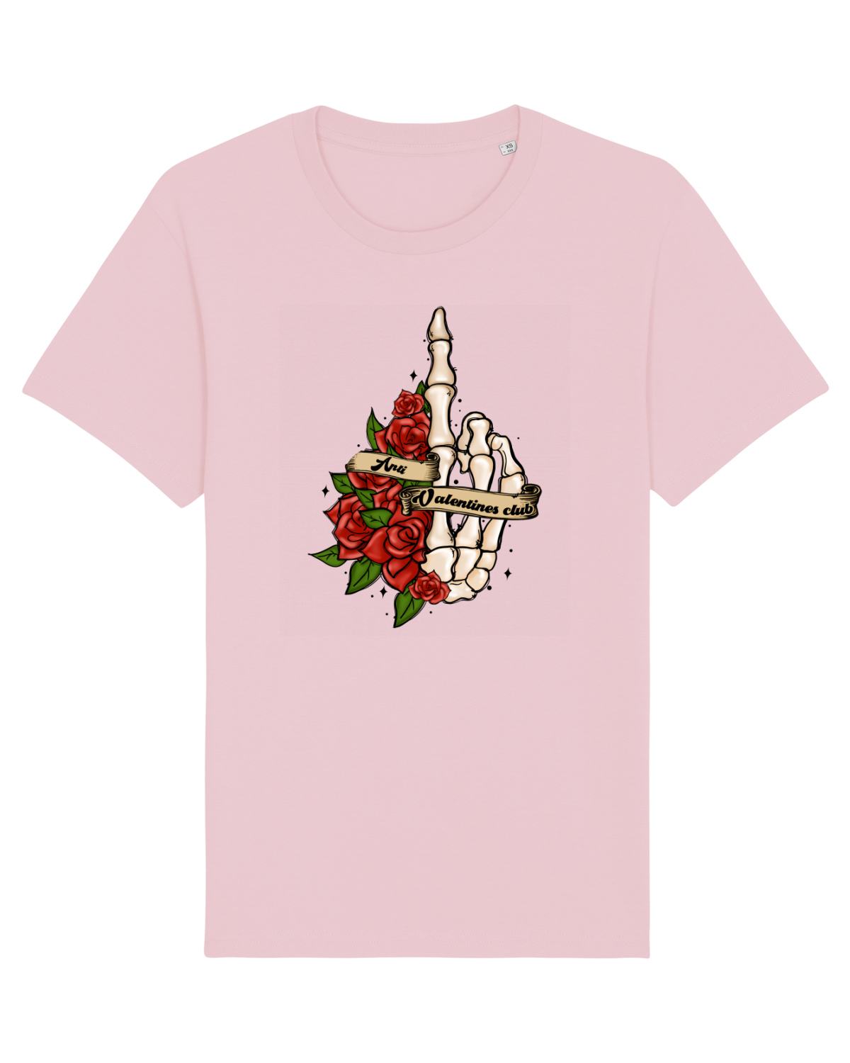 Tricou mânecă scurtă Unisex Rocker Cotton Pink